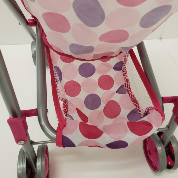 New Doll Stroller (Polka Dot) - Picture 4 of 12